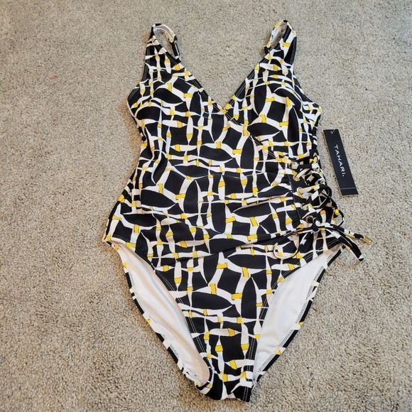 Tahari Women's Swimsuit Size M - Picture 3 of 6